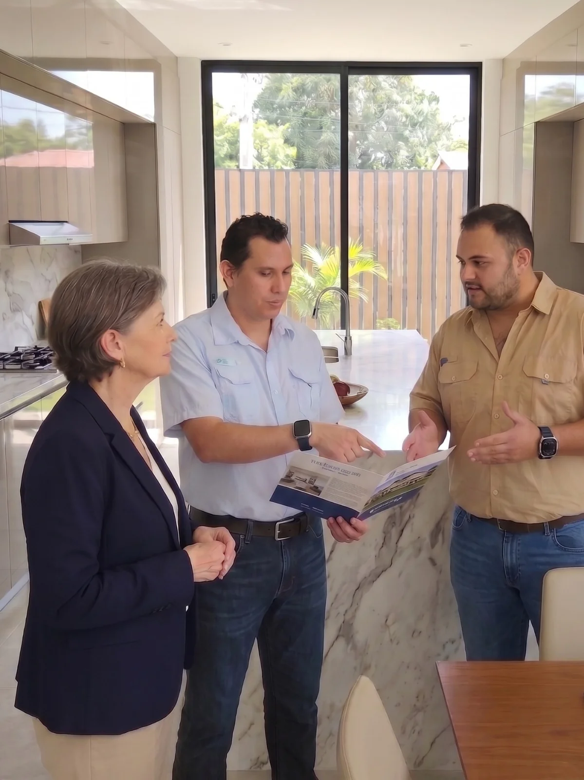 Nuestro equipo acompañando a un cliente
